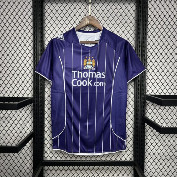 Manchester City 2007-2008 Away Retro Soccer Jersey