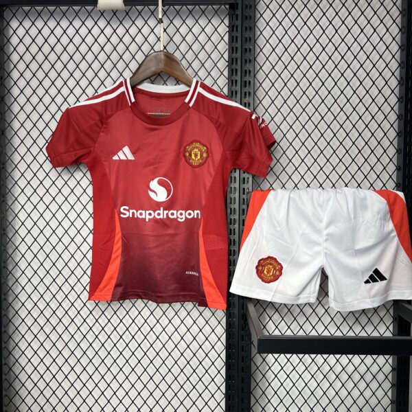 Manchester United Home Soccer Kit for Kids 2024-2025-