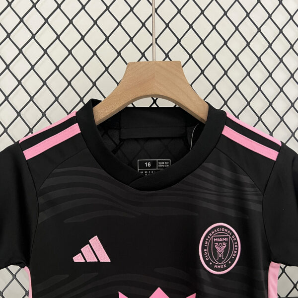 Miami away black kid jersey 24-25
