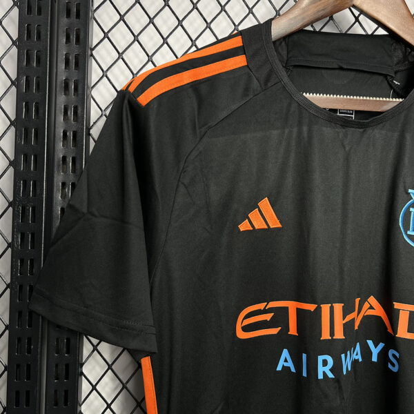 New York City FC 24/25 Away Soccer Jersey – Black Edition - Image 3