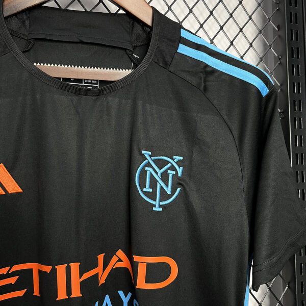 New York City FC 24/25 Away Soccer Jersey – Black Edition - Image 4