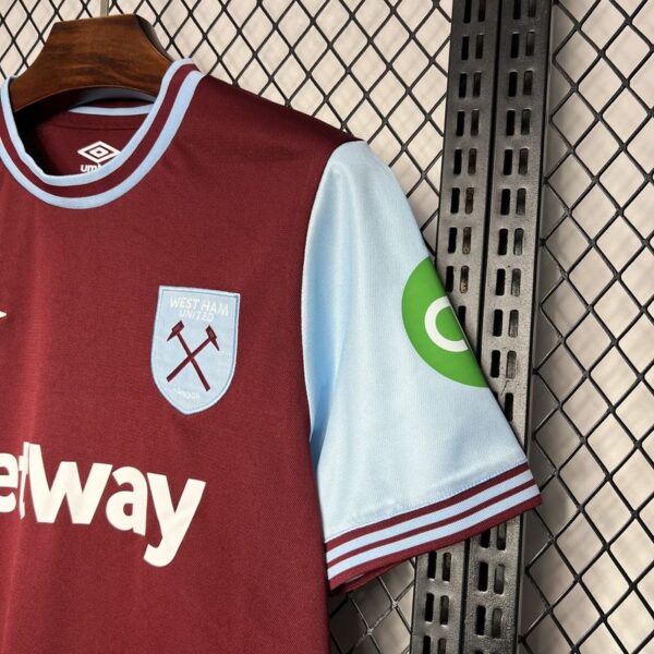 West Ham United Home Soccer Jersey 2024-2025-