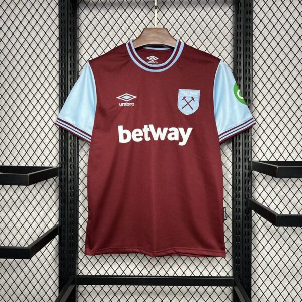 West Ham United Home Soccer Jersey 2024-2025