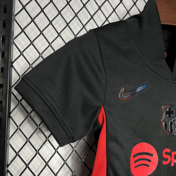 24-25 BAR away black kid kit