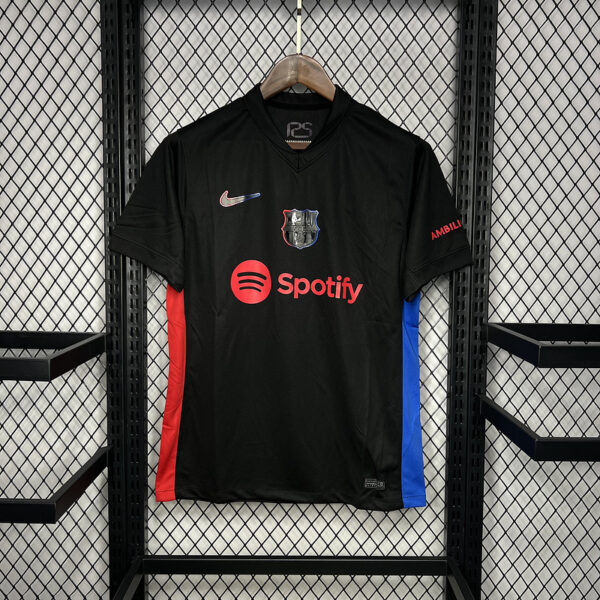 Barcelona away black jersey