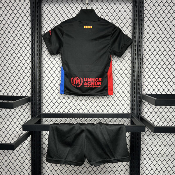 Barcelona away black kid kit 24-25