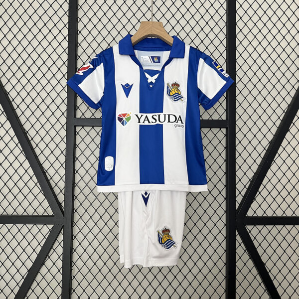 Real Sociedad home kid kit 2024-2025