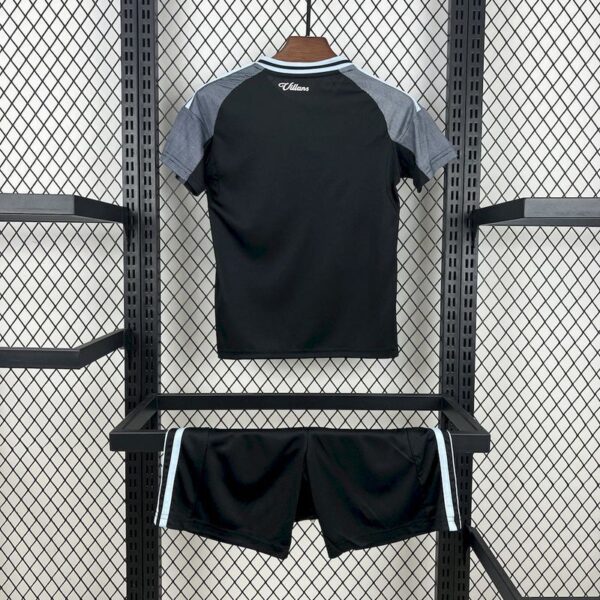 Aston Villa 2025/2026 Away Soccer Kids Kit