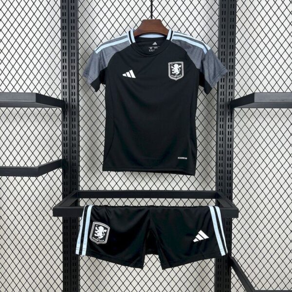 Aston Villa 2025/2026 Away Soccer Kids Kit