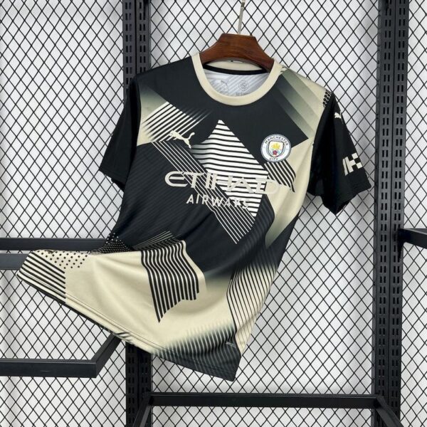 Manchester City 2025/2026 Black & Yellow Concept Jersey
