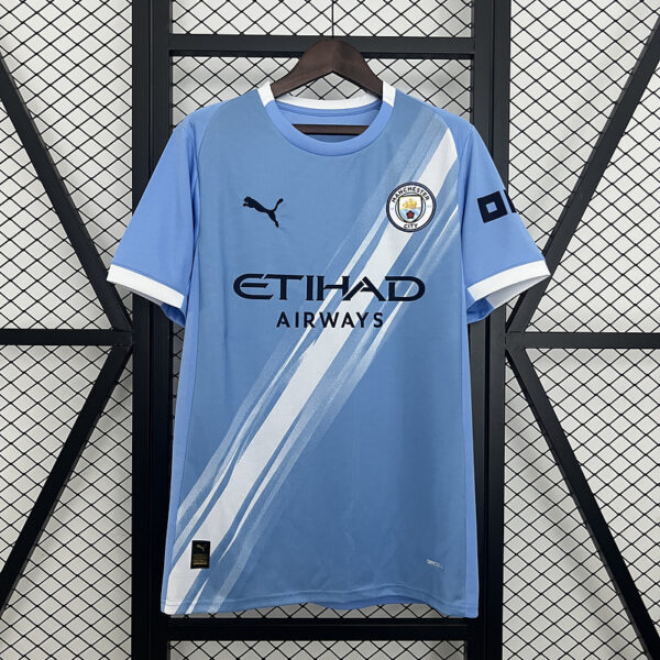 Manchester City Home Soccer Jersey Kit 25-26
