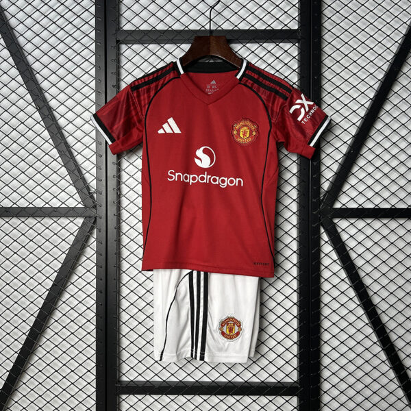 Manchester United Home Kids Kit 2025/2026