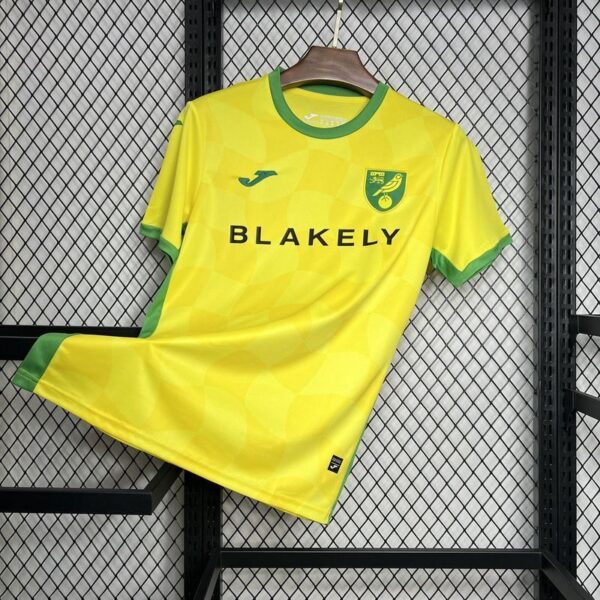Norwich City Home Soccer Jersey 2024/25: