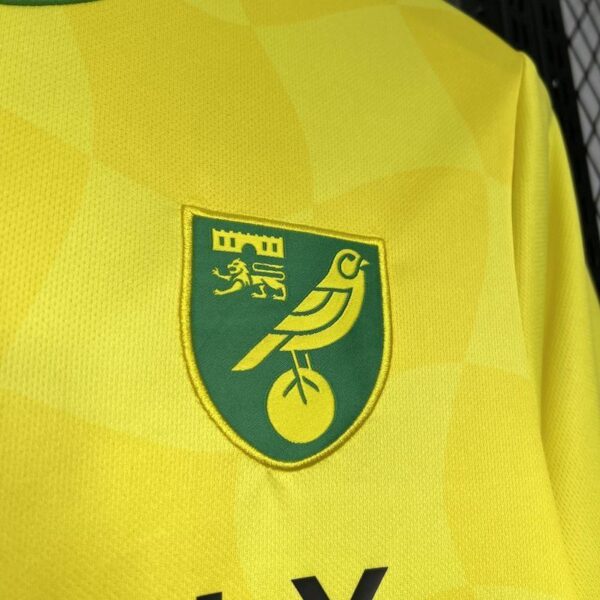 Norwich City Home Soccer Jersey 2024/25: