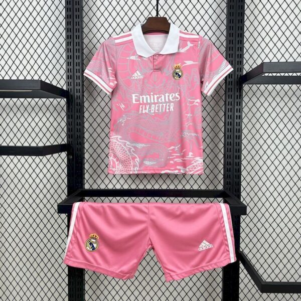 Real Madrid 2023/2024 Pink Dragon Special Edition Kids Kit