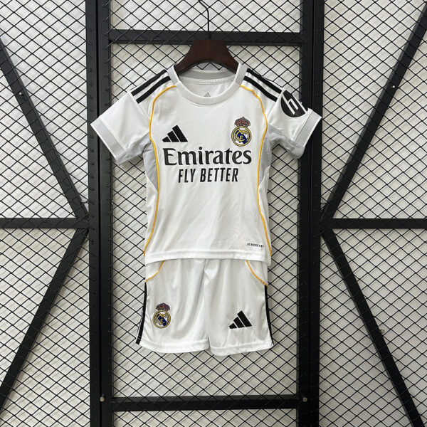 Real Madrid 2025/2026 Home Kids Kit